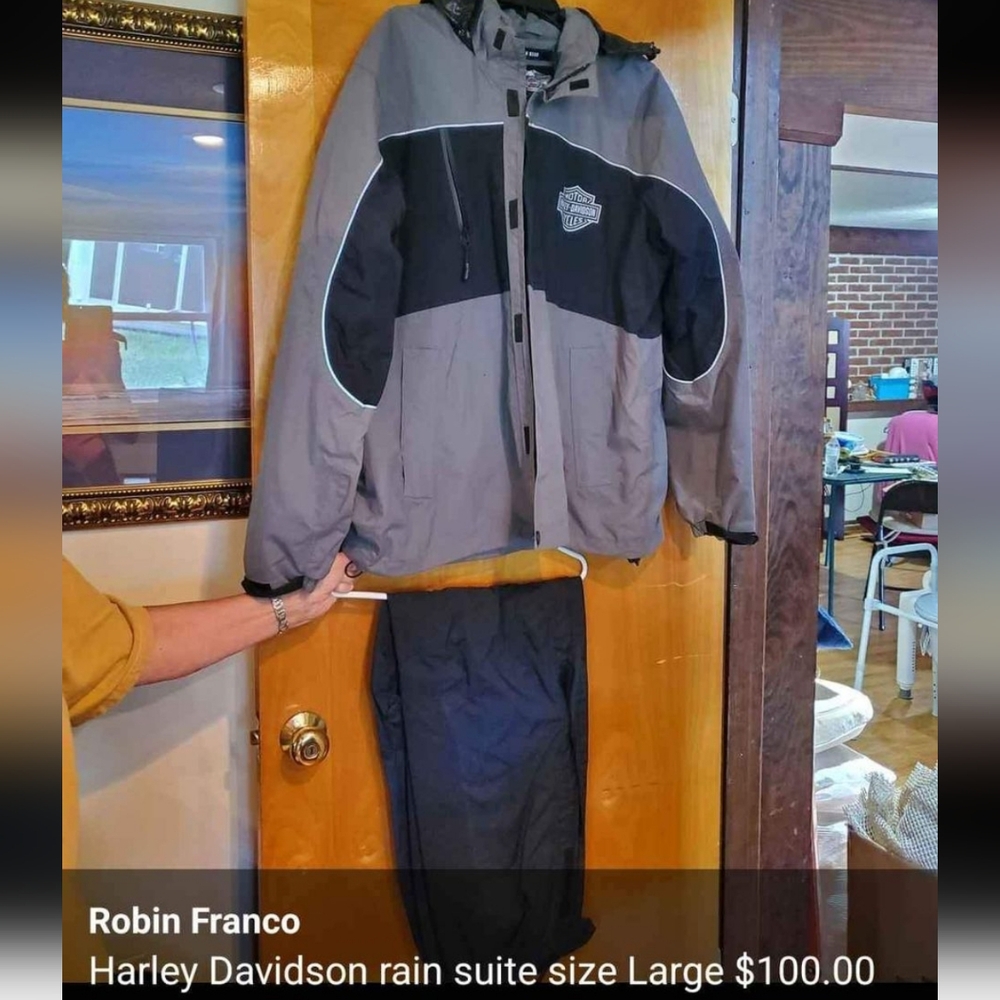 Harley Davidson rain suite